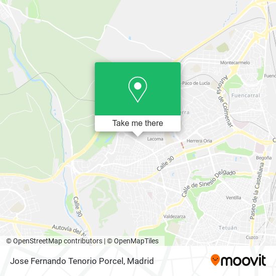 Jose Fernando Tenorio Porcel map