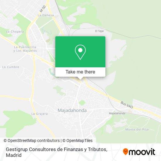 Gestigrup Consultores de Finanzas y Tributos map