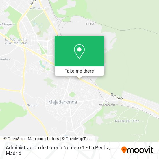 Administracion de Loteria Numero 1 - La Perdiz map