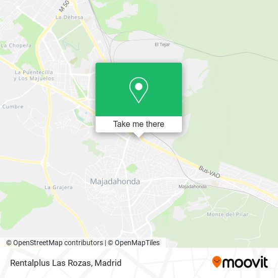 Rentalplus Las Rozas map