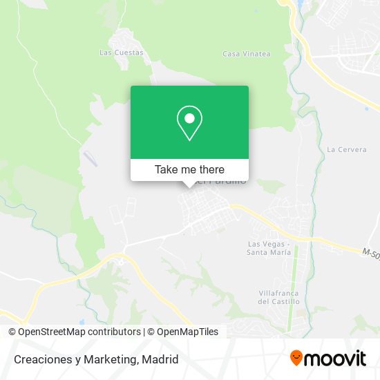 Creaciones y Marketing map