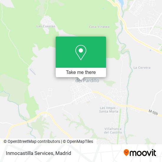 Inmocastilla Services map