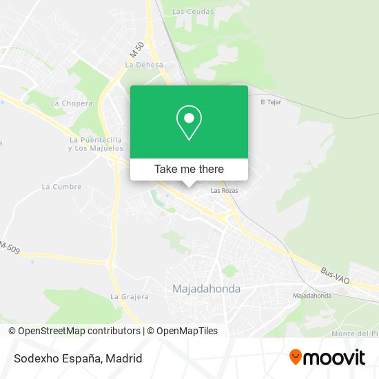 Sodexho España map