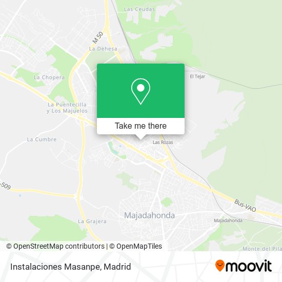 mapa Instalaciones Masanpe