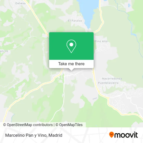 Marcelino Pan y Vino map