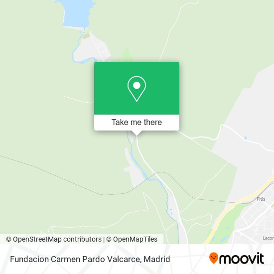 mapa Fundacion Carmen Pardo Valcarce