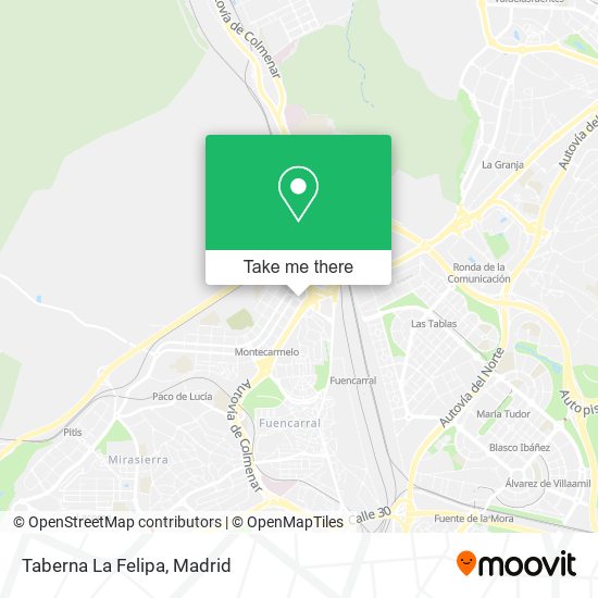 Taberna La Felipa map