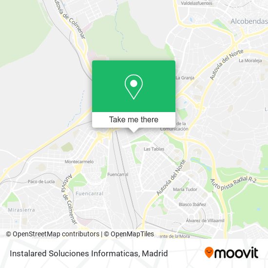 Instalared Soluciones Informaticas map