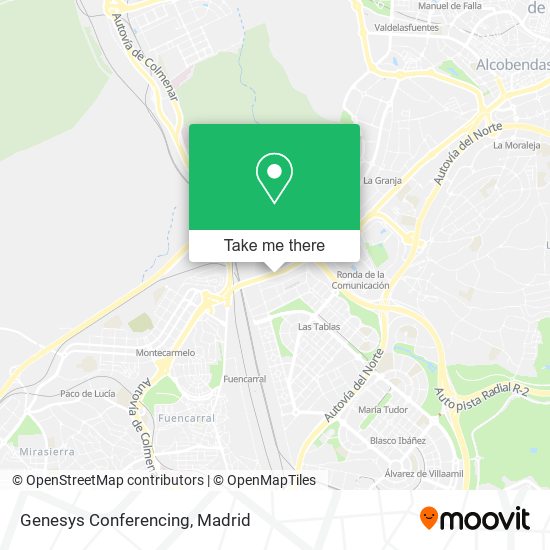 Genesys Conferencing map