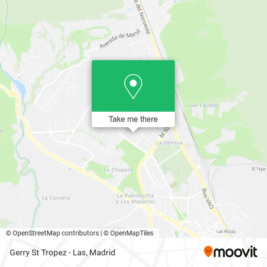 Gerry St Tropez - Las map