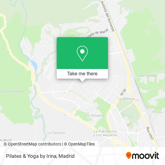 mapa Pilates & Yoga by Irina
