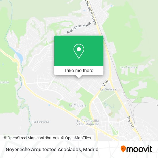 Goyeneche Arquitectos Asociados map