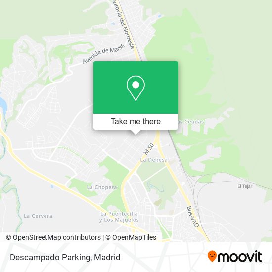 Descampado Parking map