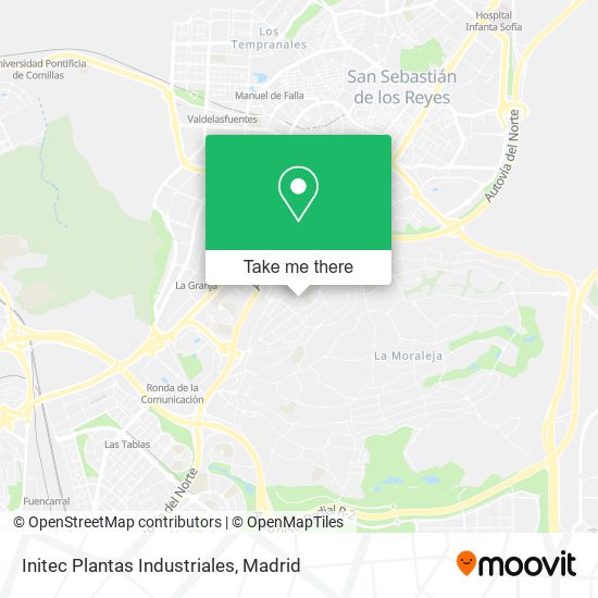 Initec Plantas Industriales map