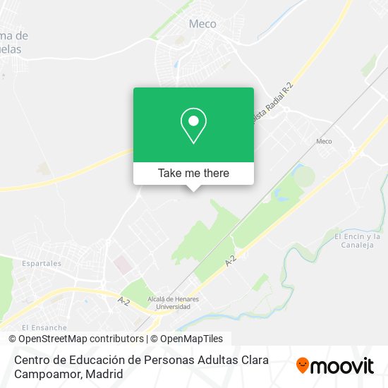 Centro de Educación de Personas Adultas Clara Campoamor map