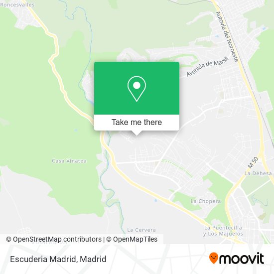 mapa Escuderia Madrid