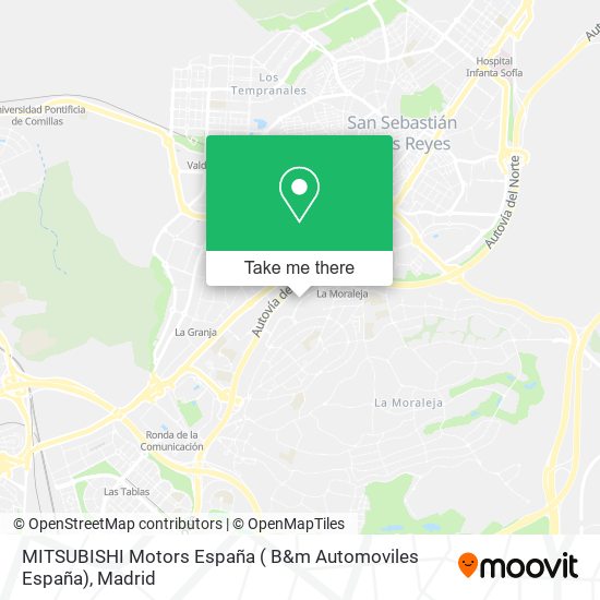 MITSUBISHI Motors España ( B&m Automoviles España) map