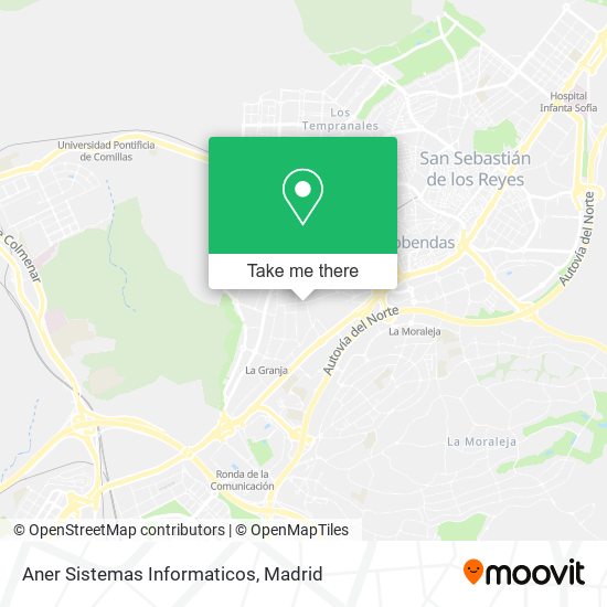 mapa Aner Sistemas Informaticos