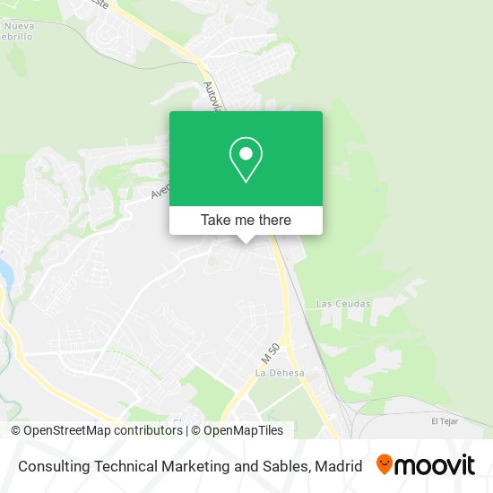 Consulting Technical Marketing and Sables map