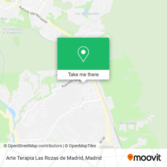 Arte Terapia Las Rozas de Madrid map