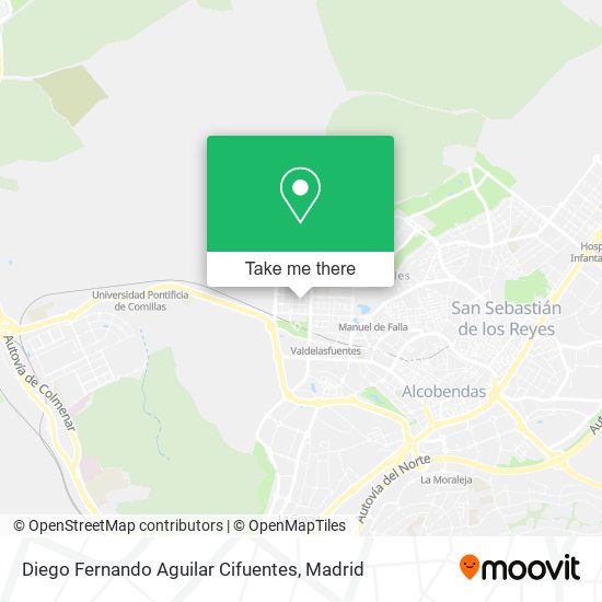 Diego Fernando Aguilar Cifuentes map