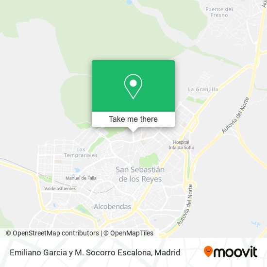 Emiliano Garcia y M. Socorro Escalona map