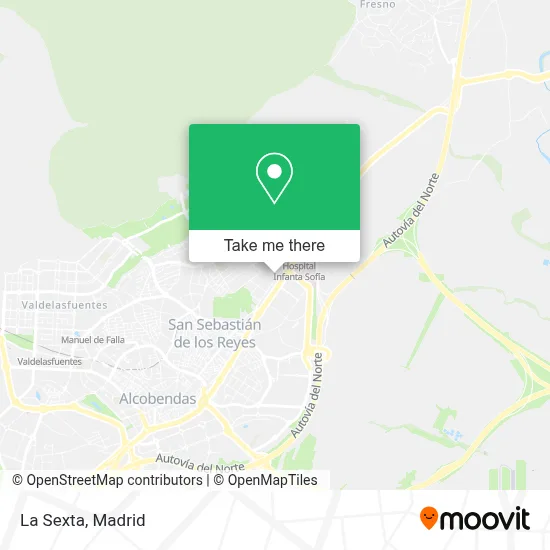 La Sexta map