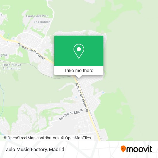 Zulo Music Factory map