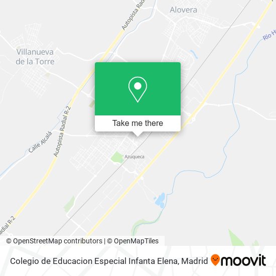 Colegio de Educacion Especial Infanta Elena map