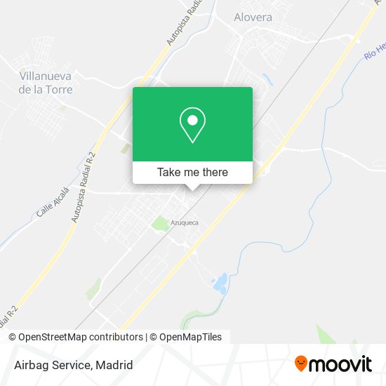 Airbag Service map