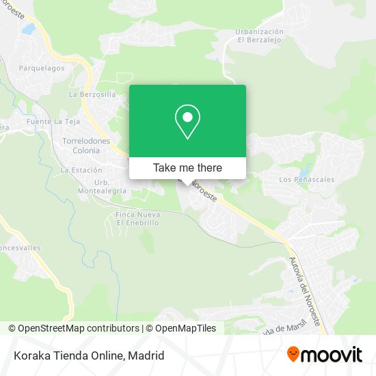 Koraka Tienda Online map