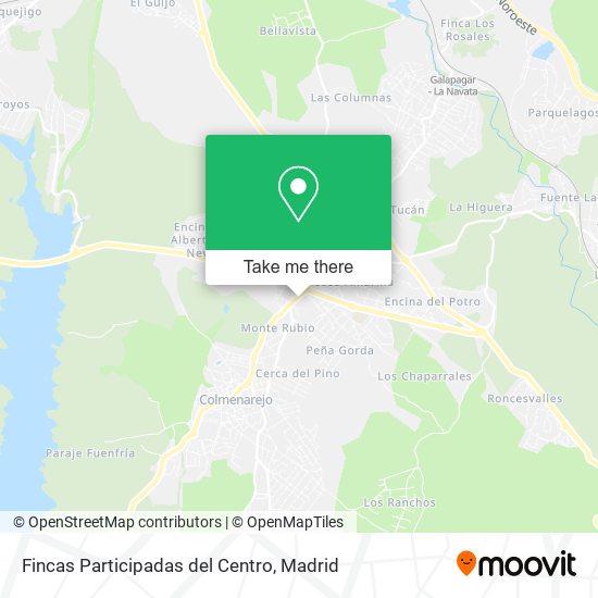 Fincas Participadas del Centro map