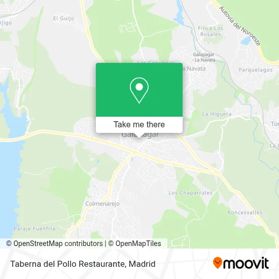 Taberna del Pollo Restaurante map