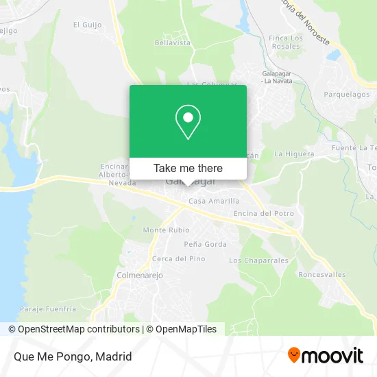 Que Me Pongo map