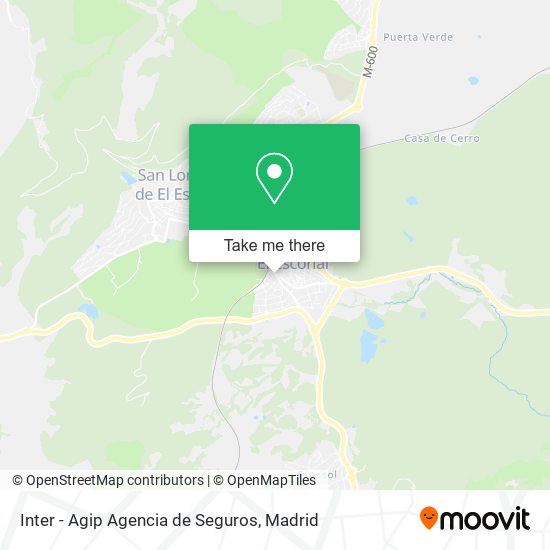 Inter - Agip Agencia de Seguros map