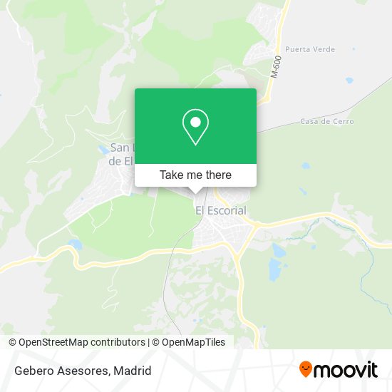 Gebero Asesores map