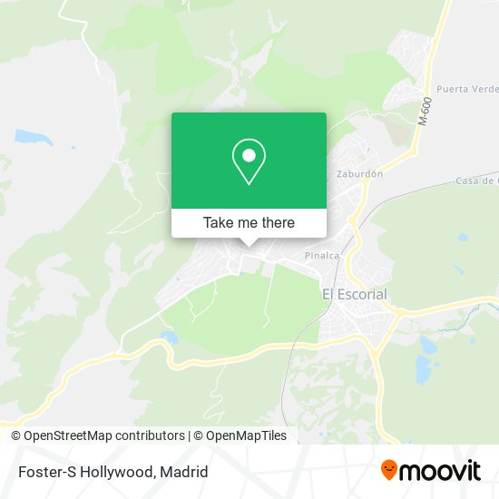 mapa Foster-S Hollywood