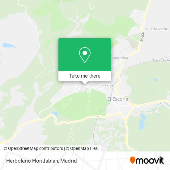 Herbolario Floridablan map
