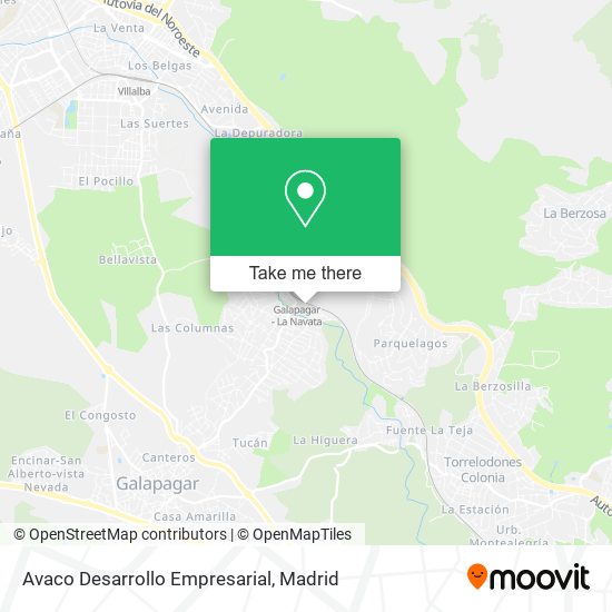 Avaco Desarrollo Empresarial map