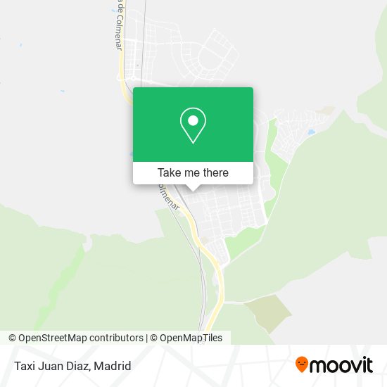 Taxi Juan Diaz map