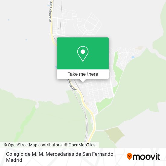 Colegio de M. M. Mercedarias de San Fernando map