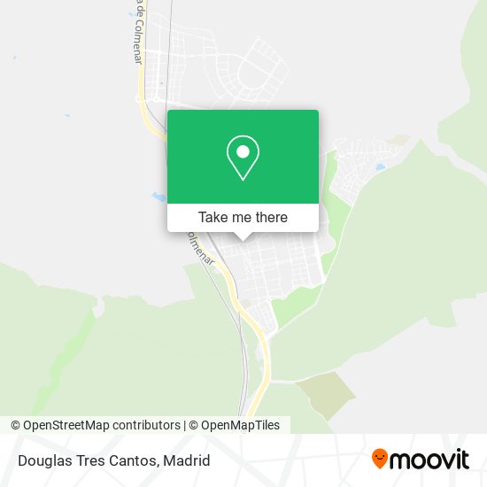 Douglas Tres Cantos map