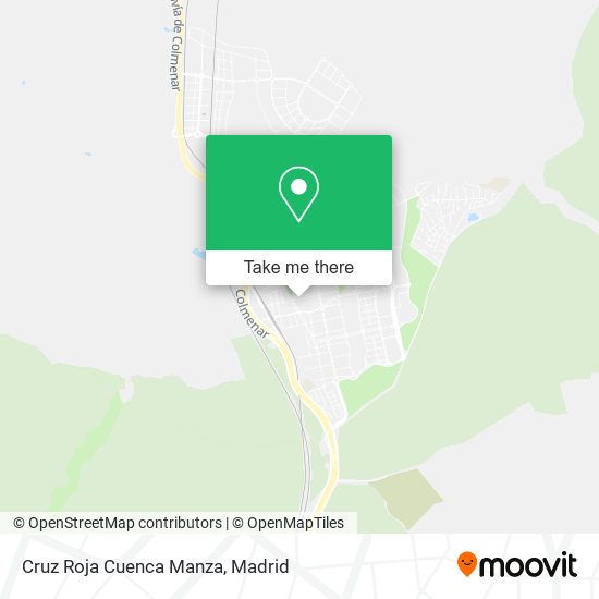 Cruz Roja Cuenca Manza map