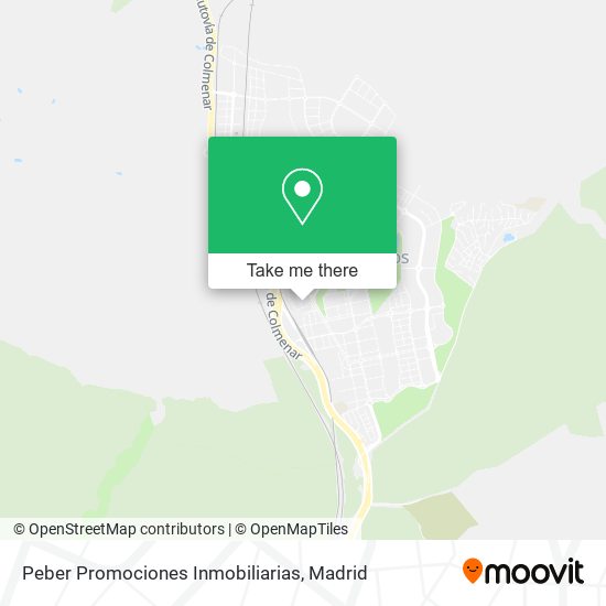 mapa Peber Promociones Inmobiliarias