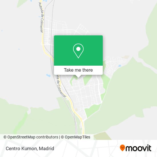 Centro Kumon map