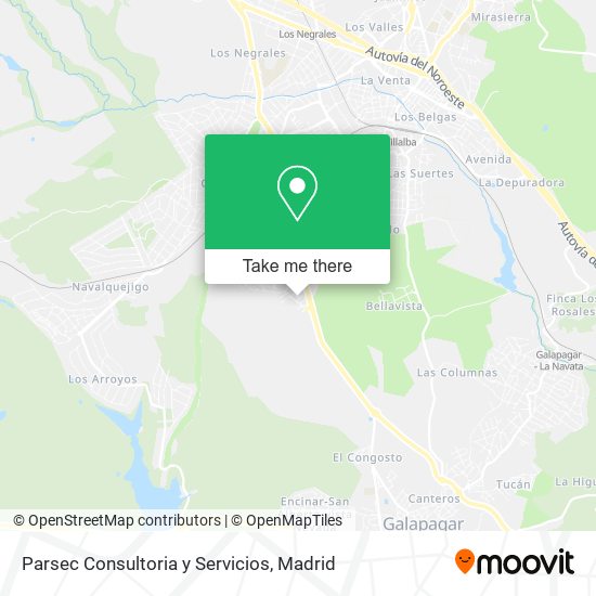 Parsec Consultoria y Servicios map