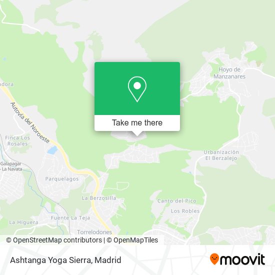 Ashtanga Yoga Sierra map