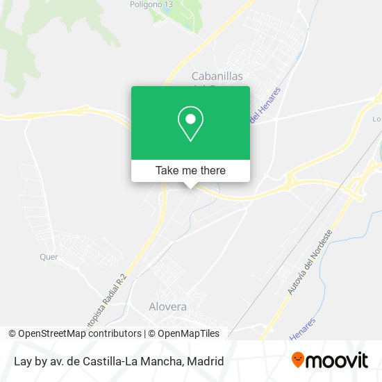 Lay by av. de Castilla-La Mancha map