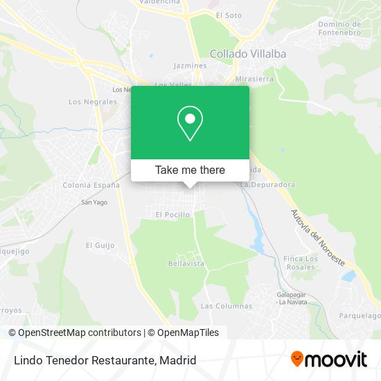 Lindo Tenedor Restaurante map