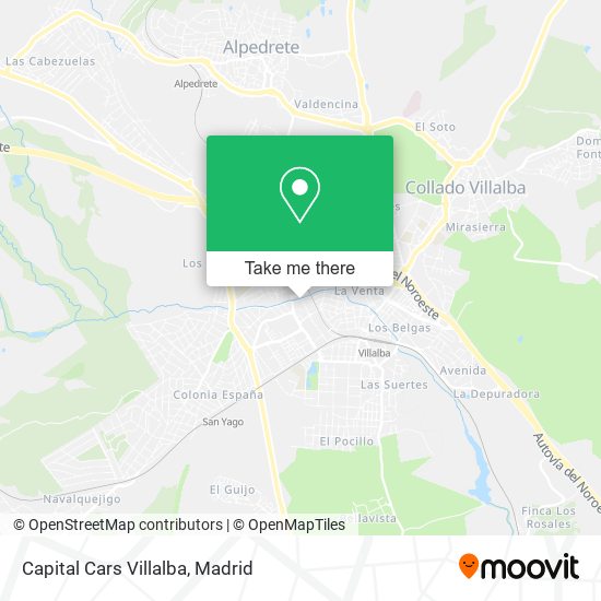 Capital Cars Villalba map